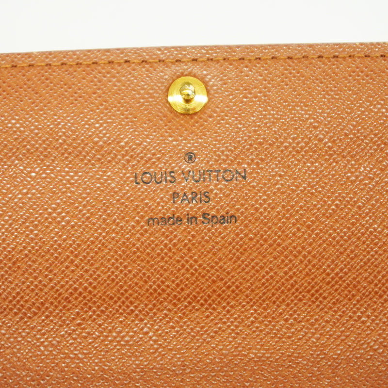 【6he5398-k】ルイヴィトン 長財布 モノグラム ポルトフォイユサラ M61734 ブラウン【中古】レディース