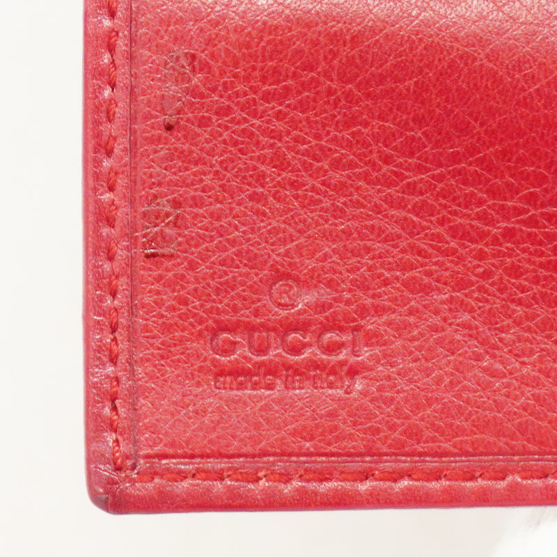 【6he5407】グッチ カードケース GGキャンバス 245730 キャンバス ベージュ ゴールド金具【中古】レディース
