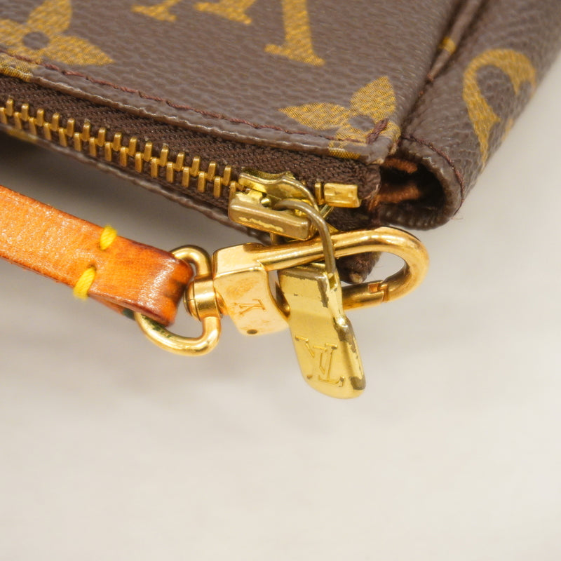 【6he5425】ルイヴィトン ポーチ モノグラム ポシェットアクセソワール M51980 ブラウン【中古】レディース