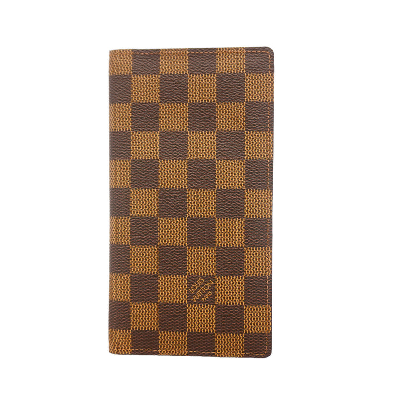 【6he5428】ルイヴィトン 長札入れ ダミエ ポルトバルールカルトクレディ N61823 エベヌ【中古】メンズ レディース ユニセックス