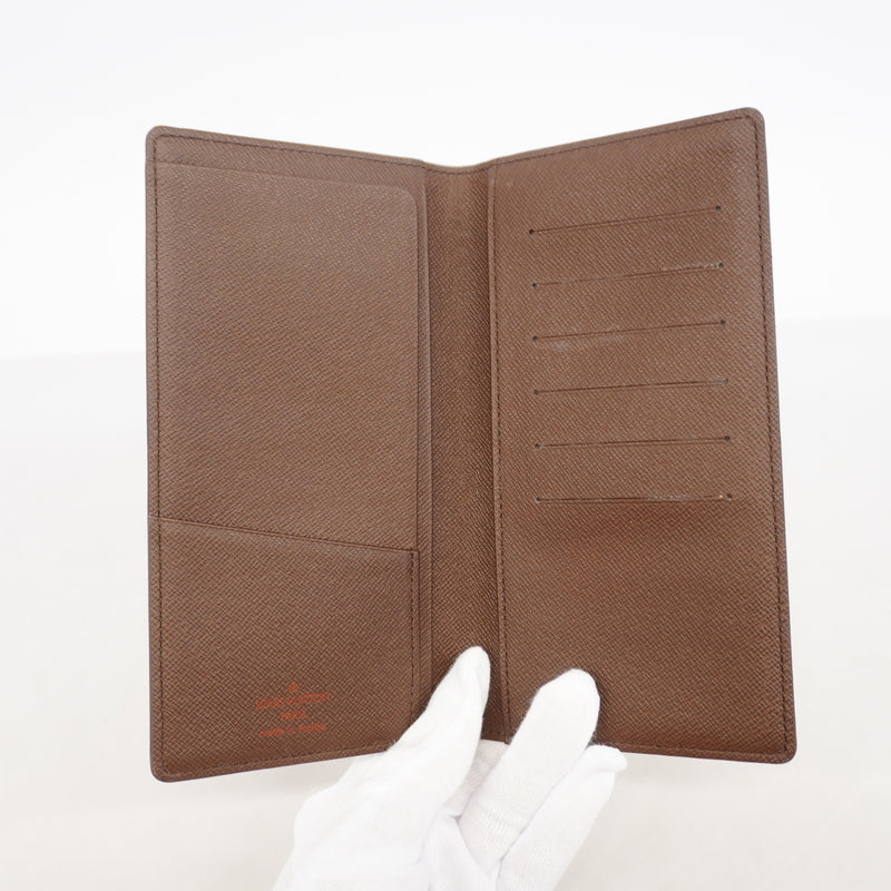 【6he5428】ルイヴィトン 長札入れ ダミエ ポルトバルールカルトクレディ N61823 エベヌ【中古】メンズ レディース ユニセックス
