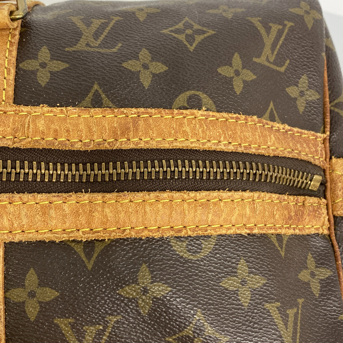 【6he5441】ルイヴィトン ボストンバッグ モノグラム サックスプール45 M41624 ブラウン【中古】メンズ レディース ユニセックス