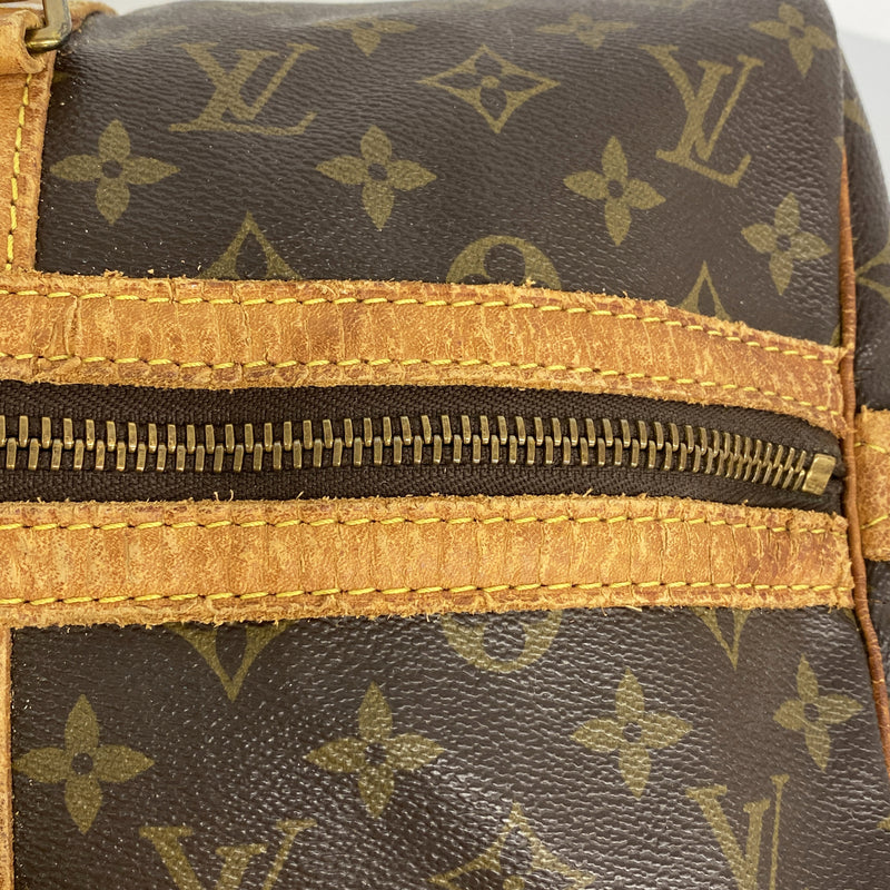 【6he5441】ルイヴィトン ボストンバッグ モノグラム サックスプール45 M41624 ブラウン【中古】メンズ レディース ユニセックス