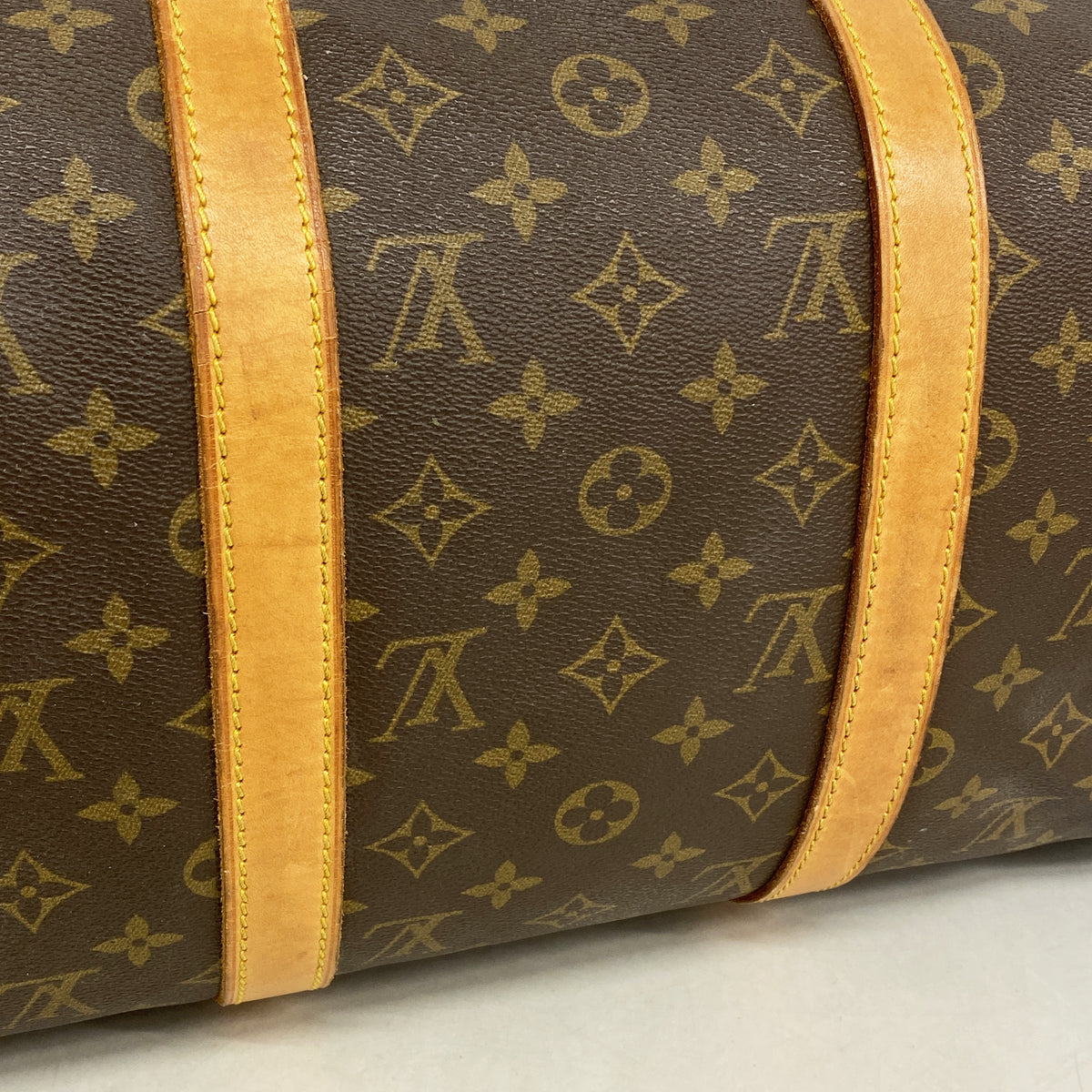 【6he5442】ルイヴィトン ボストンバッグ モノグラム キーポル50 M41426 ブラウン【中古】メンズ レディース ユニセックス