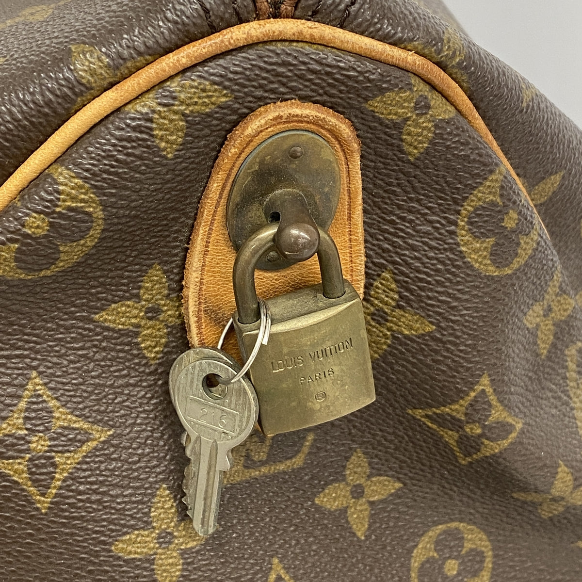 【6he5442】ルイヴィトン ボストンバッグ モノグラム キーポル50 M41426 ブラウン【中古】メンズ レディース ユニセックス