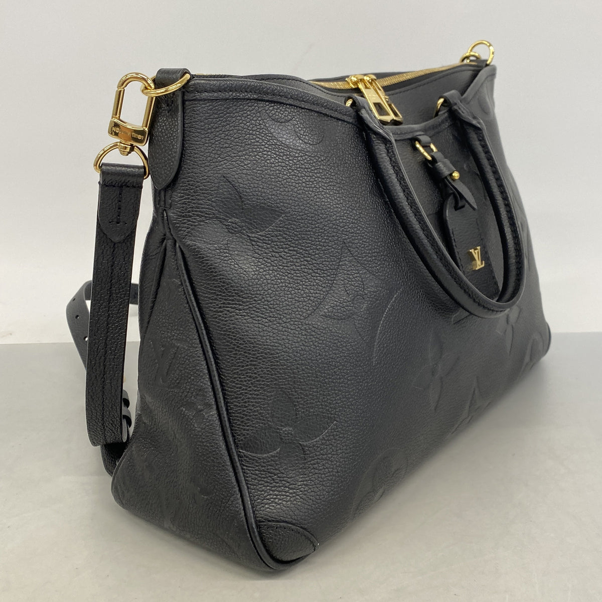 【6he5448】ルイヴィトン ハンドバッグ モノグラム・アンプラント トリアノンMM M46487 ノワール 2wayバッグ【中古】レディース