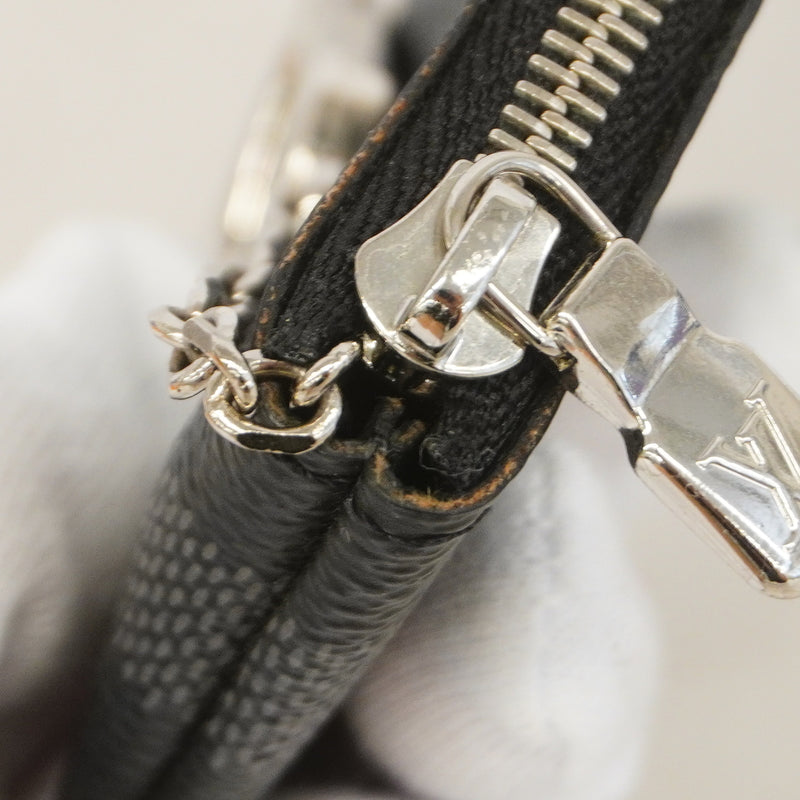 【6he5463】ルイヴィトン コインケース ダミエ・グラフィット ポシェットクレ N60155 ブラック【中古】メンズ