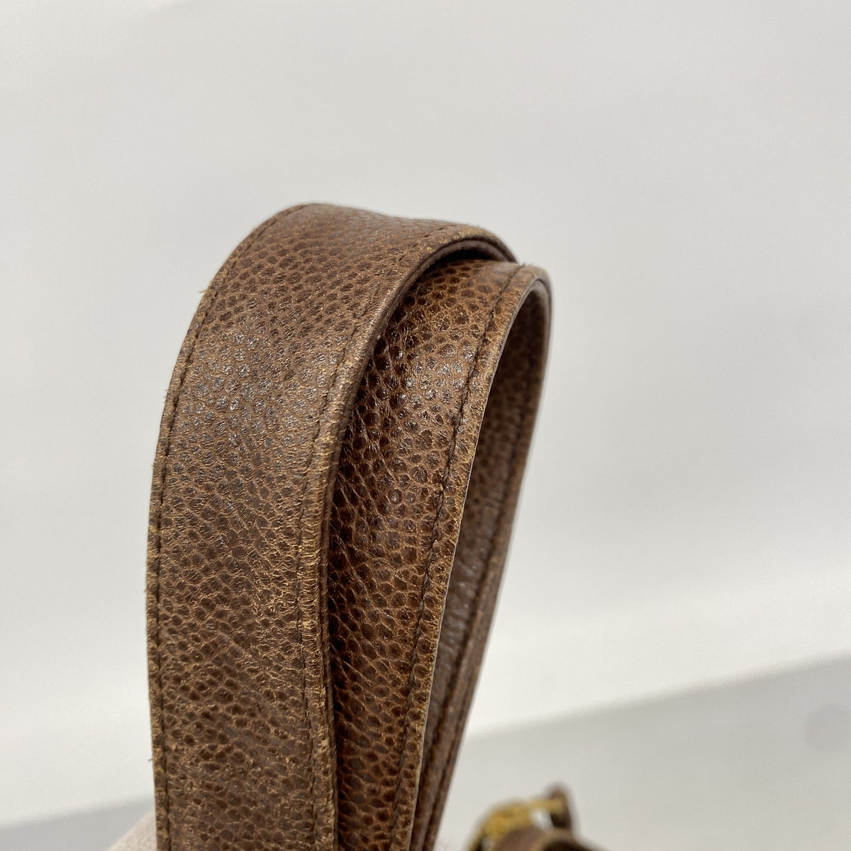 【6he5465】シャネル トートバッグ キャビアスキン ブラウン ゴールド金具【中古】レディース