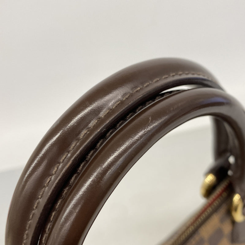 【6he5468】ルイヴィトン ハンドバッグ ダミエ サレヤPM N51183 エベヌ【中古】レディース
