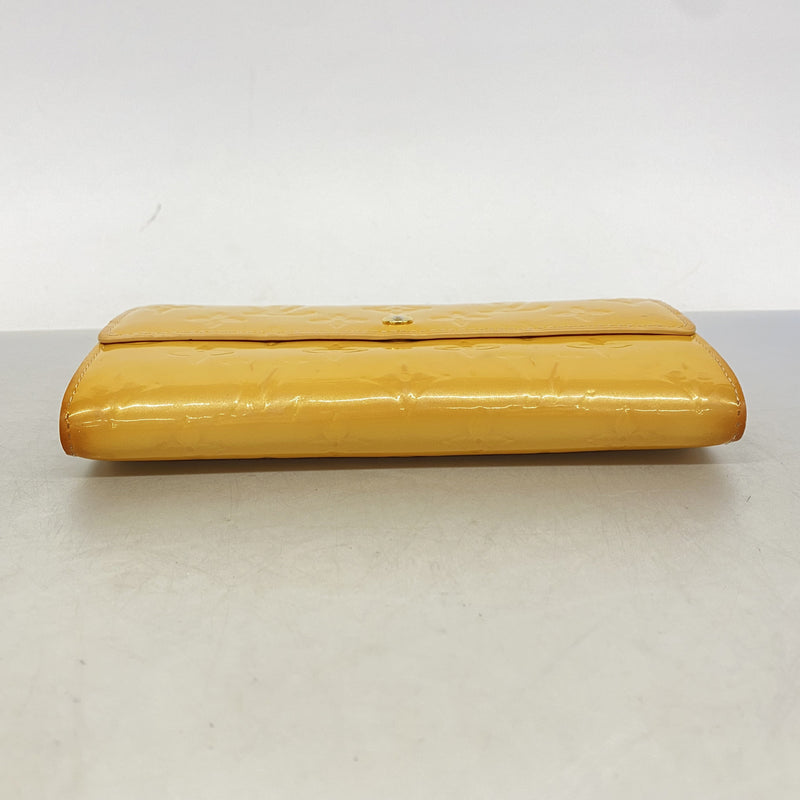 【6he5470】ルイヴィトン 長財布 ヴェルニ ジッピーウォレット M91522 ローズフロランタン【中古】レディース