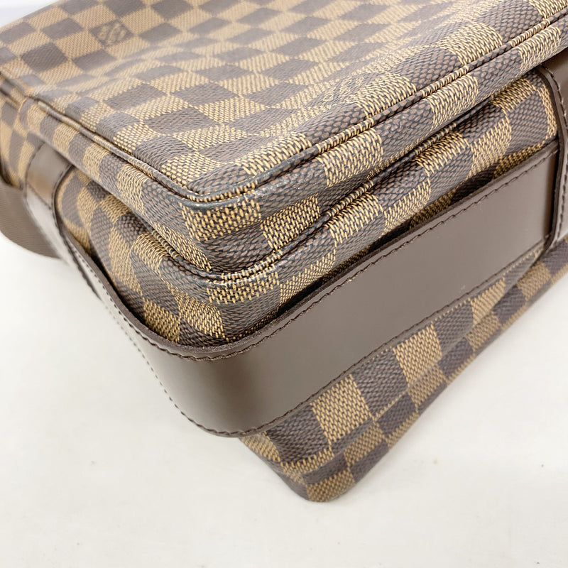 【6he5475】ルイヴィトン ショルダーバッグ ダミエ ナヴィグリオ N45255 エベヌ【中古】レディース