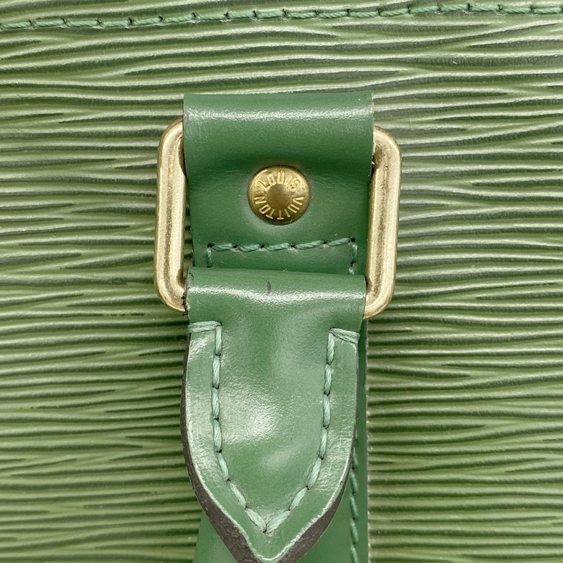 【6he5485】ルイヴィトン ボストンバッグ エピ キーポル50 M42964 ボルネオグリーン【中古】メンズ レディース ユニセックス