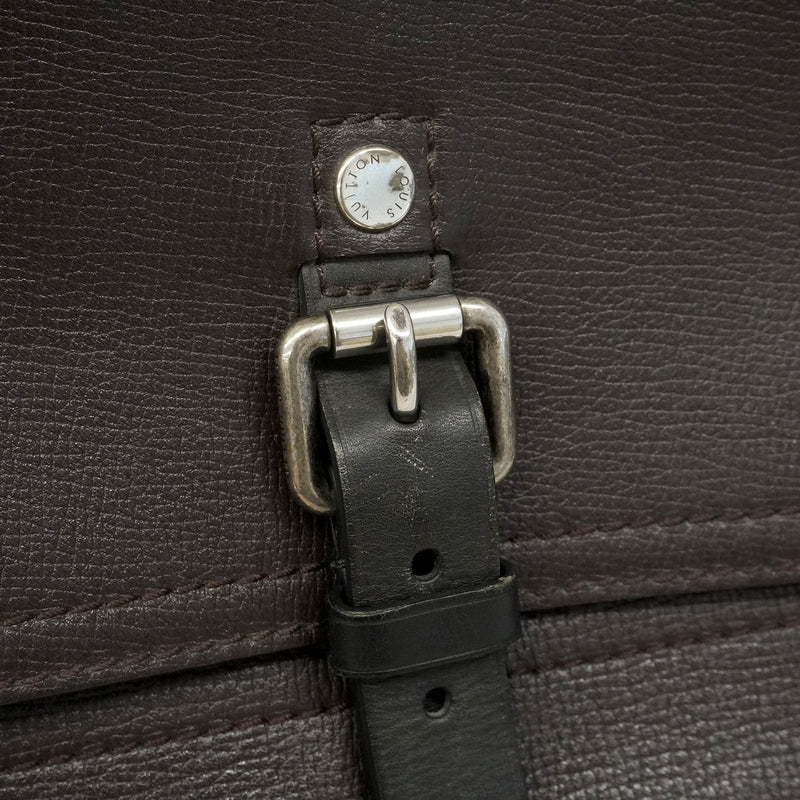 【6he5498】ルイヴィトン ショルダーバッグ ユタ キャニオンメッセンジャーPM M54962 カフェ【中古】メンズ