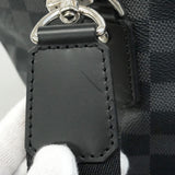 【6he5511】ルイヴィトン ボストンバッグ ダミエ・グラフィット ロードスター50 N48189 ブラック【中古】メンズ