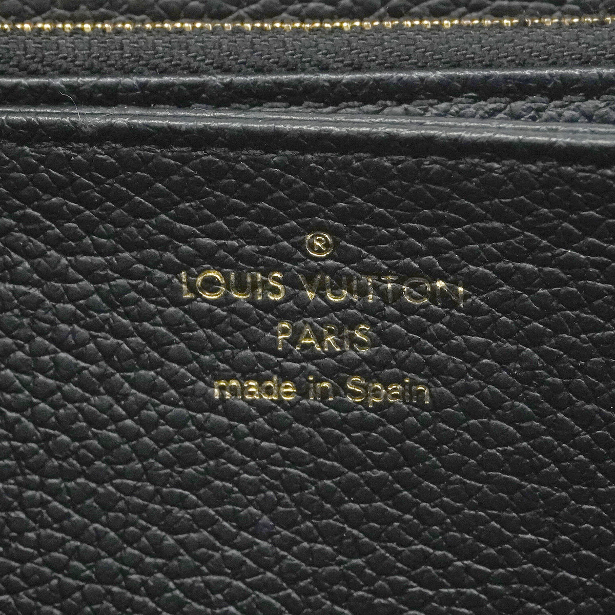 【6he5512】ルイヴィトン 長財布 モノグラム・アンプラント ジッピーウォレット M61864 ノワール【中古】レディース