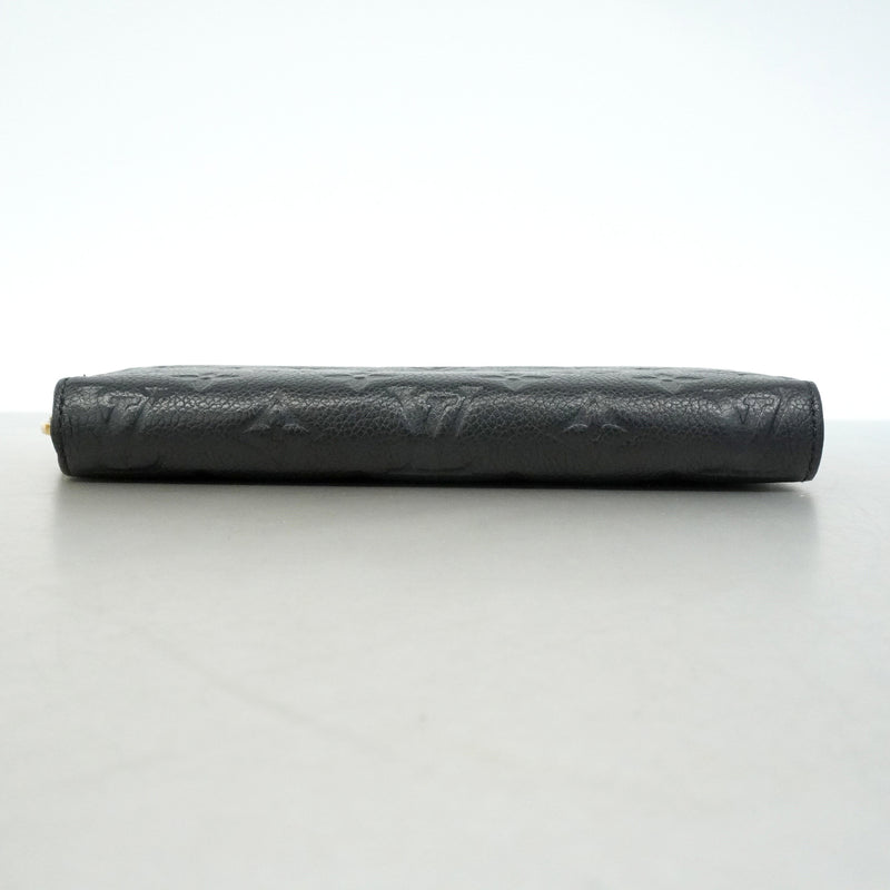 【6he5512】ルイヴィトン 長財布 モノグラム・アンプラント ジッピーウォレット M61864 ノワール【中古】レディース