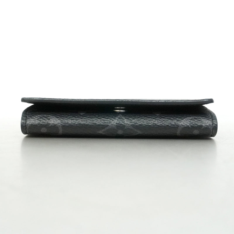 【6he5514】ルイヴィトン カードケース モノグラム・エクリプス アンヴェロップカルトドゥヴィジット M12874 ブラック【中古】メンズ