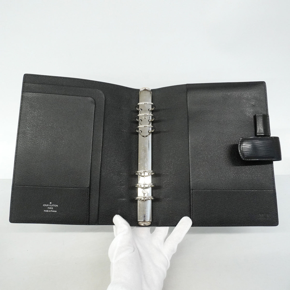 【6he5515】ルイヴィトン 手帳カバー エピ アジェンダGM R20212 ノワール【中古】メンズ レディース ユニセックス