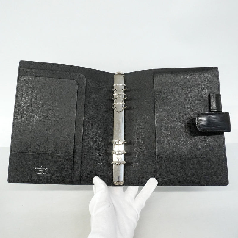【6he5515】ルイヴィトン 手帳カバー エピ アジェンダGM R20212 ノワール【中古】メンズ レディース ユニセックス