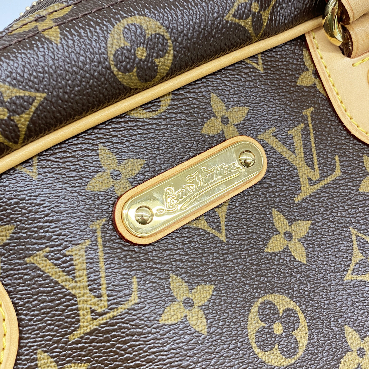 【6he5517】ルイヴィトン トートバッグ モノグラム モントルグイユGM M95566 ブラウン【中古】レディース