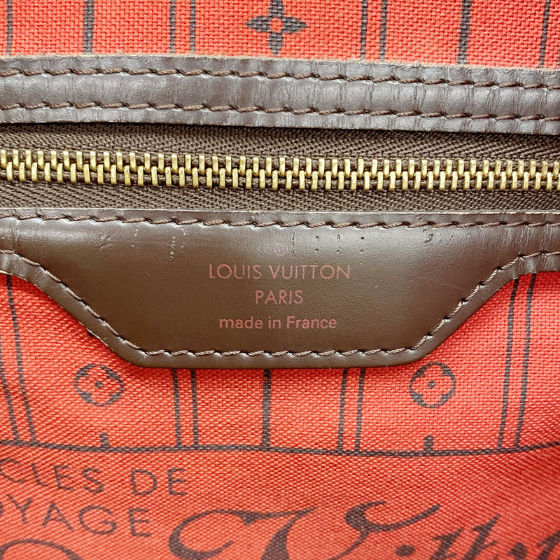 【6he5519】ルイヴィトン トートバッグ ダミエ ネヴァーフルMM N51105 エベヌ【中古】レディース