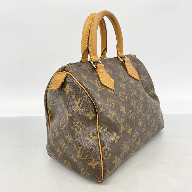 【6he5521】ルイヴィトン ハンドバッグ モノグラム スピーディ25 M41109 ブラウン【中古】レディース