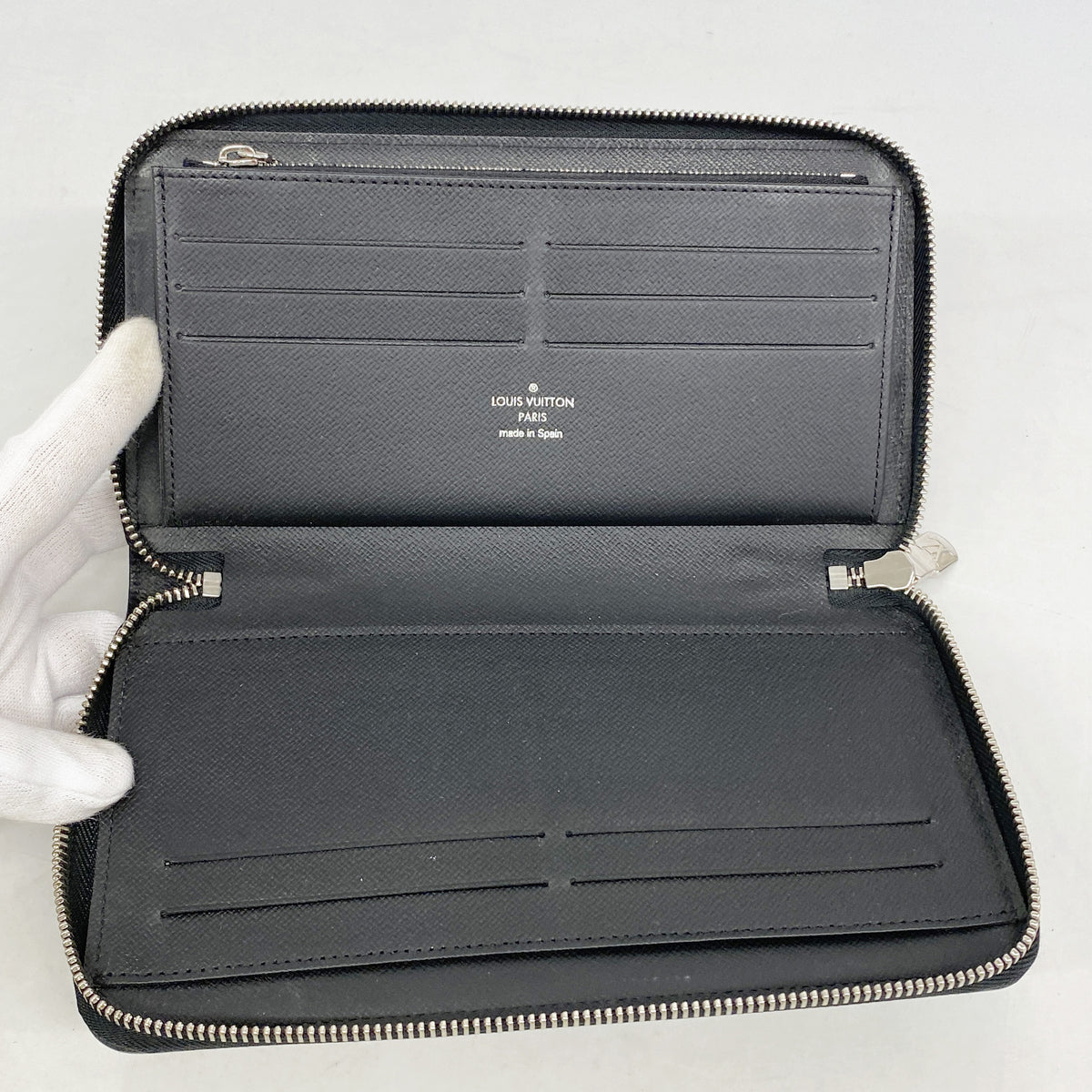 【6he5524】ルイヴィトン 長財布 タイガ ジッピーオーガナイザーNM M30056 アルドワーズ【中古】メンズ