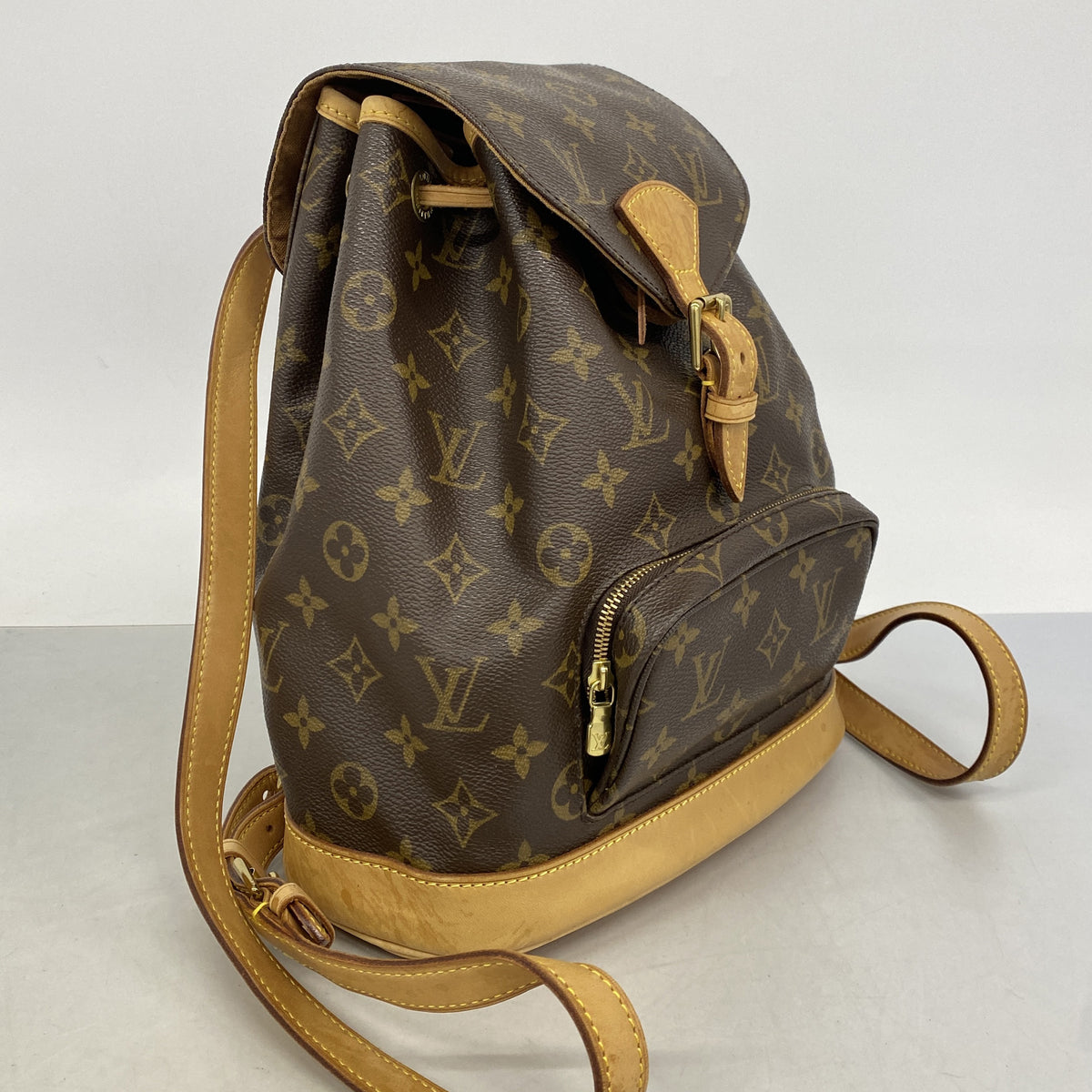 【6he5527】ルイヴィトン リュック・デイパック モノグラム モンスリMM M51136 ブラウン【中古】レディース