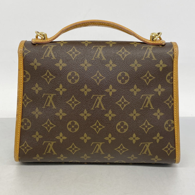 【6he5528】ルイヴィトン ハンドバッグ モノグラム ベルエア M51122 ブラウン 2wayバッグ【中古】レディース