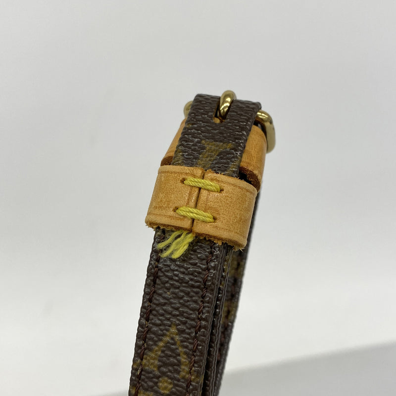 【6he5529】ルイヴィトン ショルダーバッグ モノグラム ポシェットマルリーバンドリエール M51828 ブラウン【中古】レディース