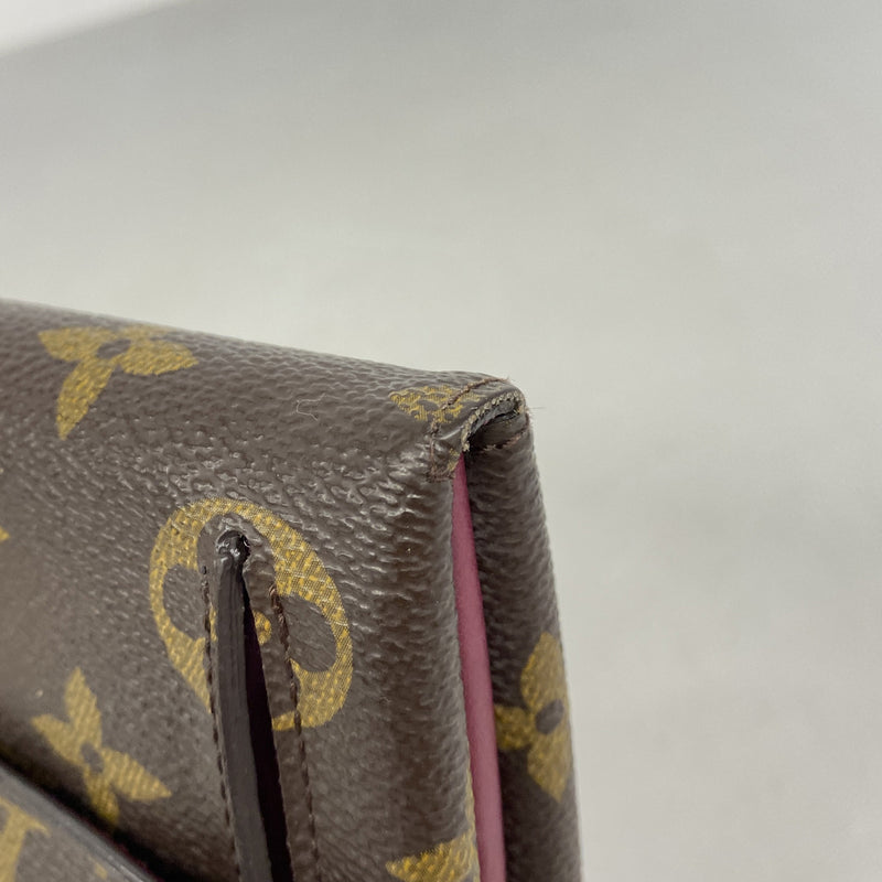 【6he5532】ルイヴィトン 長財布 モノグラム ポルトフォイユエリゼ M60503 オロール【中古】レディース