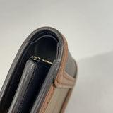 【6he5535】ルイヴィトン 三つ折り財布 モノグラム・リバース ポルトフォイユドーフィーヌコンパクト M68725 ブラウン【中古】レディース