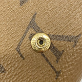 【6he5535】ルイヴィトン 三つ折り財布 モノグラム・リバース ポルトフォイユドーフィーヌコンパクト M68725 ブラウン【中古】レディース