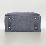 【6he5537】シャネル ハンドバッグ デニム グレー シルバー金具 2wayバッグ【中古】レディース