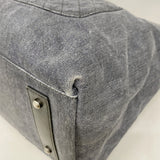【6he5537】シャネル ハンドバッグ デニム グレー シルバー金具 2wayバッグ【中古】レディース