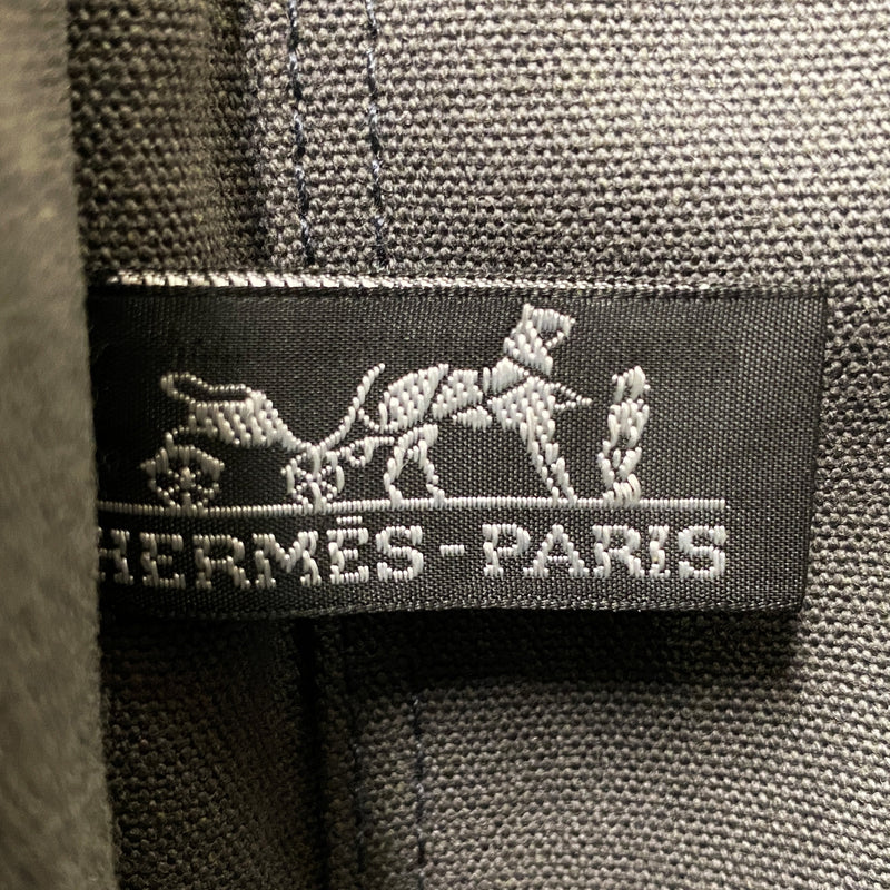 【6he5538】エルメス トートバッグ フールトゥPM キャンバス グレー シルバー金具【中古】メンズ レディース ユニセックス