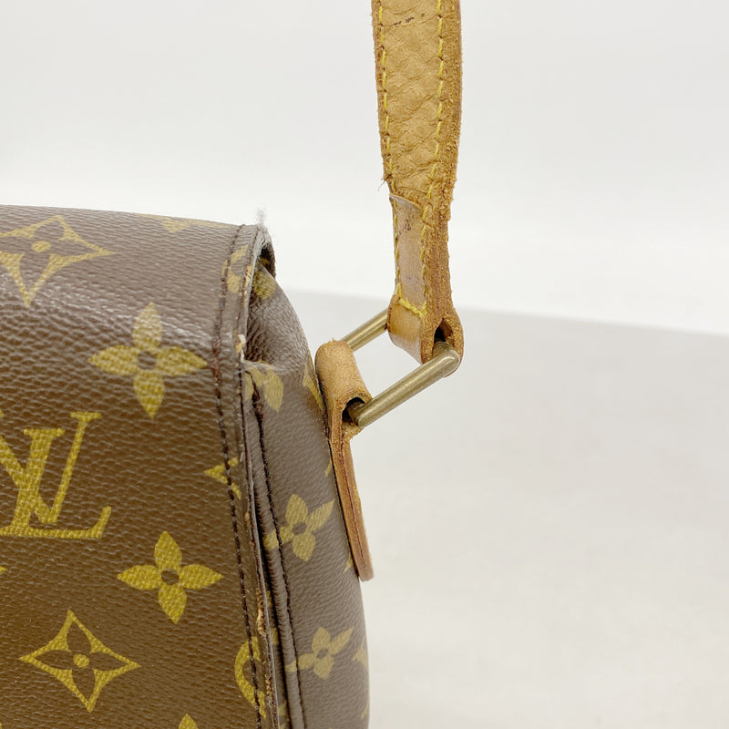 【6he5542】ルイヴィトン ショルダーバッグ モノグラム サンクルーGM M51242 ブラウン【中古】レディース
