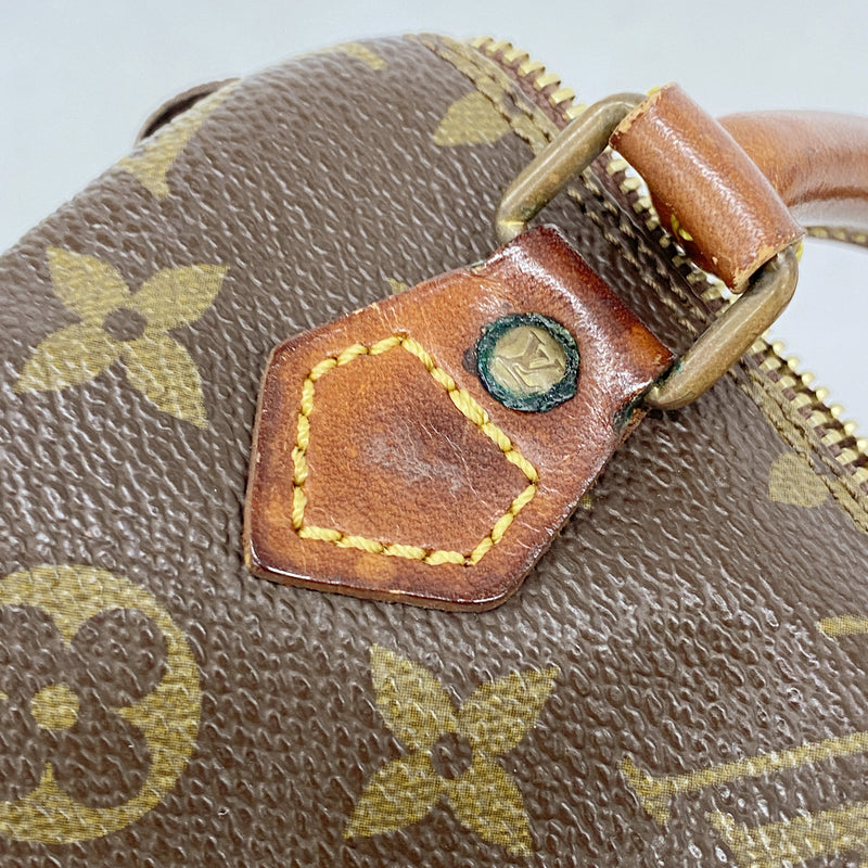 【6he5543】ルイヴィトン ハンドバッグ モノグラム ミニスピーディ M41534 ブラウン【中古】レディース