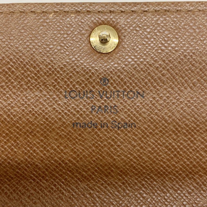 【6he5545】ルイヴィトン 長財布 モノグラム ポルトフォイユサラ M61734 ブラウン【中古】メンズ レディース ユニセックス