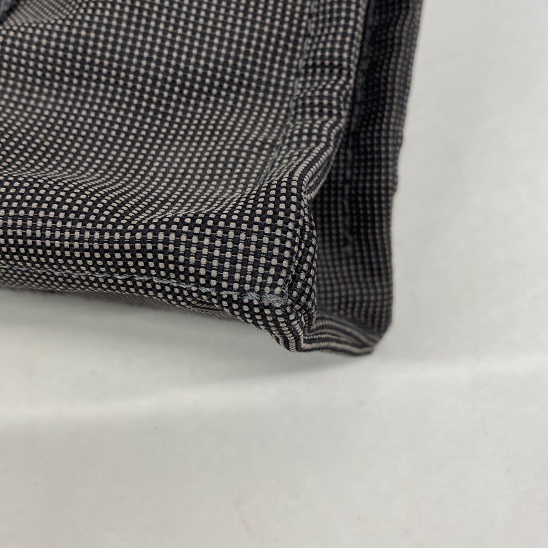 【6he5546】エルメス トートバッグ エールラインPM ナイロン グレー シルバー金具【中古】レディース