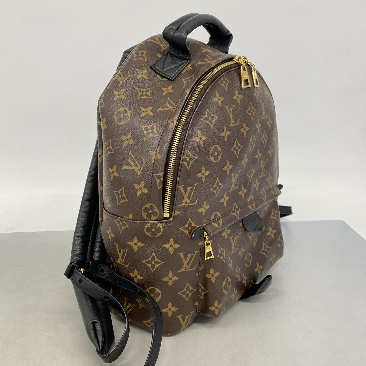 【6he5547】ルイヴィトン リュック・デイパック モノグラム パームスプリングスバックパックMM M41561 ブラウン【中古】レディース