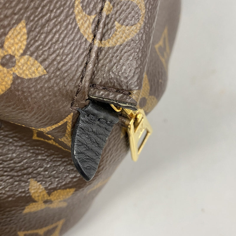 【6he5547】ルイヴィトン リュック・デイパック モノグラム パームスプリングスバックパックMM M41561 ブラウン【中古】レディース