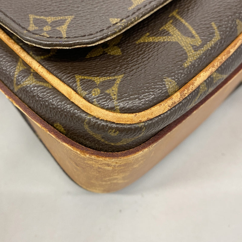 【6he5549】ルイヴィトン ショルダーバッグ モノグラム カルトシエールGM M51252 ブラウン【中古】レディース