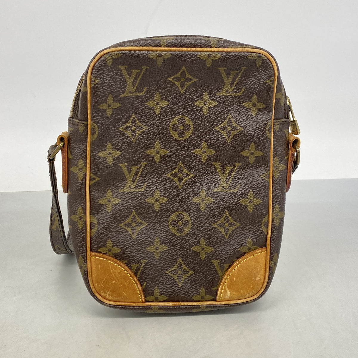 【6he5551】ルイヴィトン ショルダーバッグ モノグラム ダヌーブ M45266 ブラウン【中古】レディース
