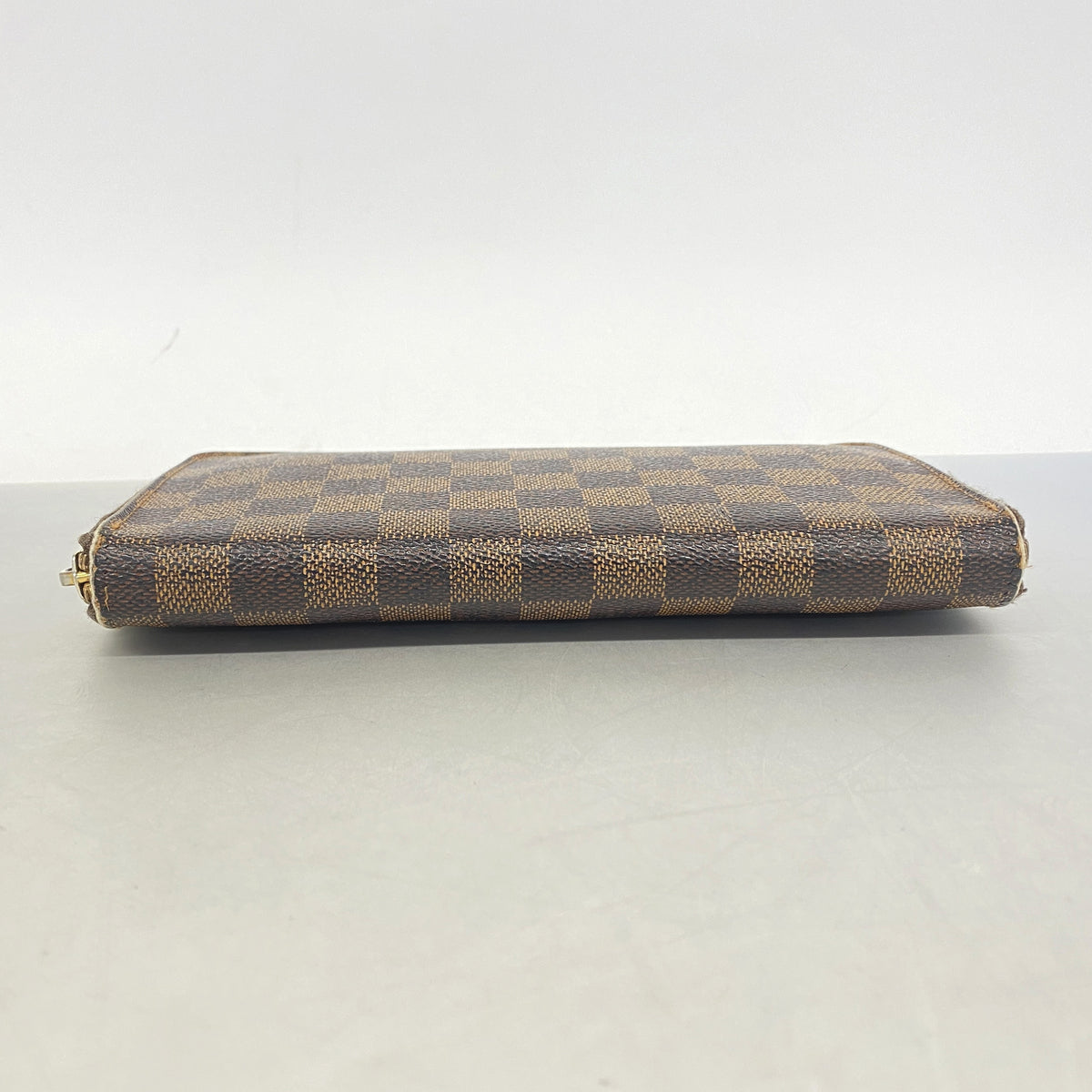 【6he5553】ルイヴィトン 長財布 ダミエ ジッピーオーガナイザー N60003 エベヌ【中古】メンズ