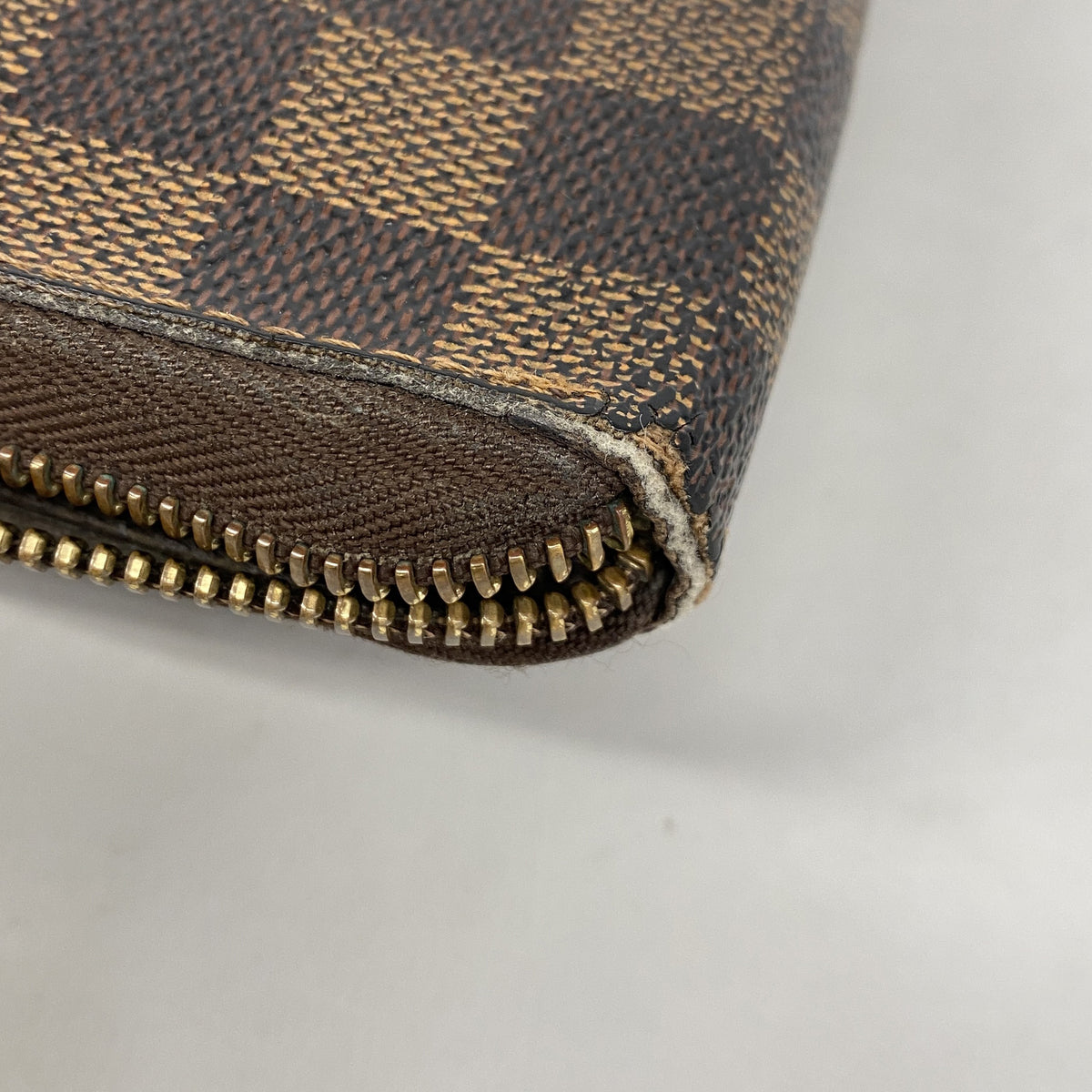 【6he5553】ルイヴィトン 長財布 ダミエ ジッピーオーガナイザー N60003 エベヌ【中古】メンズ