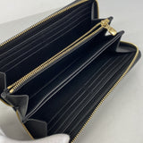 【6he5555】ルイヴィトン 長財布 モノグラムエンボス ジッピーウォレット M81510 ノワール【中古】レディース