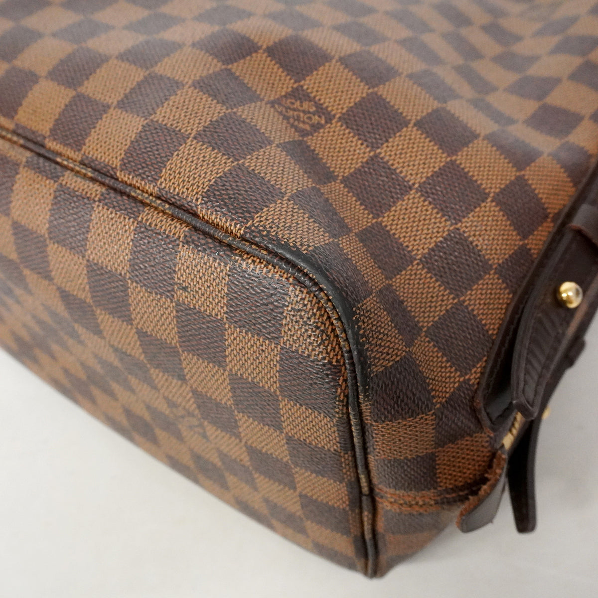 【6he5559】ルイヴィトン トートバッグ ダミエ カバリヴィントン N41108 エベヌ【中古】レディース