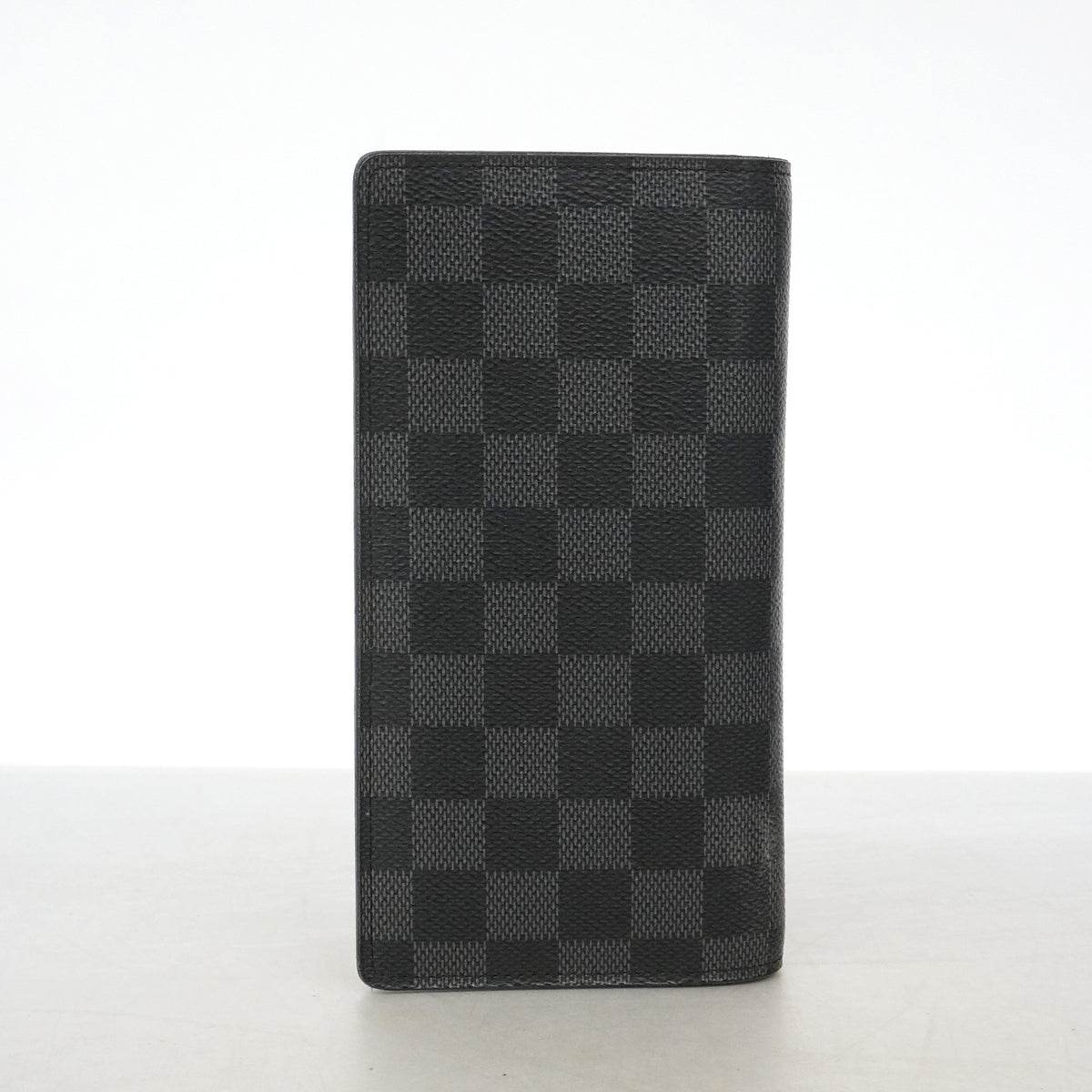 【6he5565】ルイヴィトン 長財布 ダミエ・グラフィット ポルトフォイユブラザ N62665 ブラック グレー【中古】メンズ