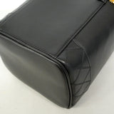 【6he5567】シャネル バニティバッグ ビコローレ ラムスキン ブラック ゴールド金具【中古】レディース